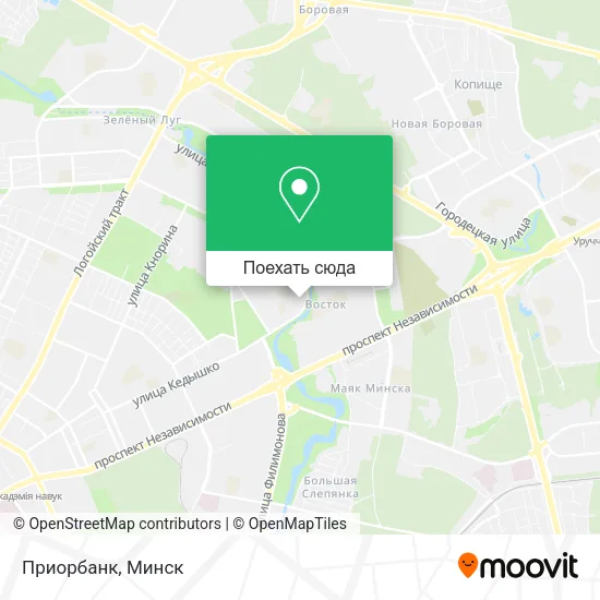 Карта Приорбанк