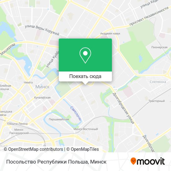 Карта Посольство Республики Польша