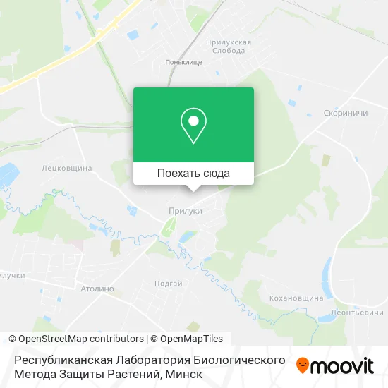 Карта Республиканская Лаборатория Биологического Метода Защиты Растений