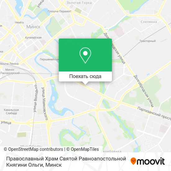 Карта Православный Храм Святой Равноапостольной Княгини Ольги