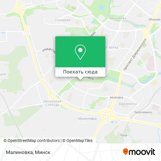 Карта Малиновка