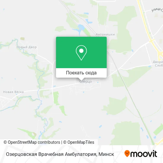 Карта Озерцовская Врачебная Амбулатория