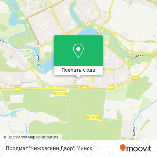 Карта Продмаг "Чижовский Двор"