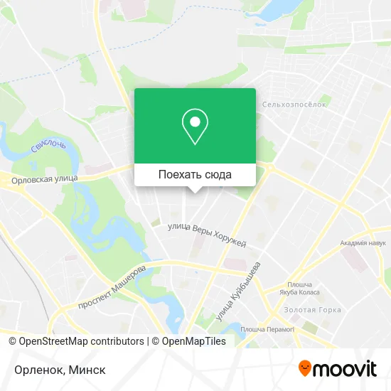Карта Орленок