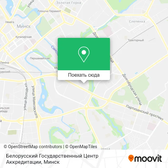 Карта Белорусский Государственный Центр Аккредитации