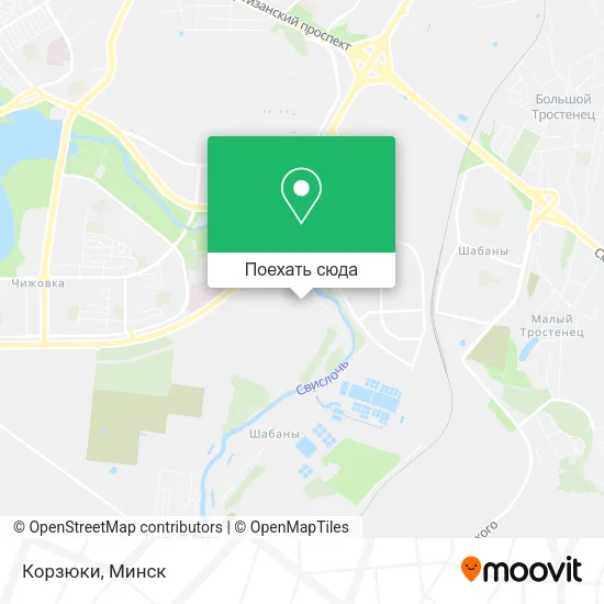 Карта Корзюки
