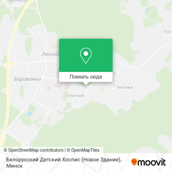 Карта Белорусский Детский Хоспис (Новое Здание)