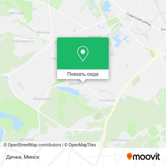 Карта Дички