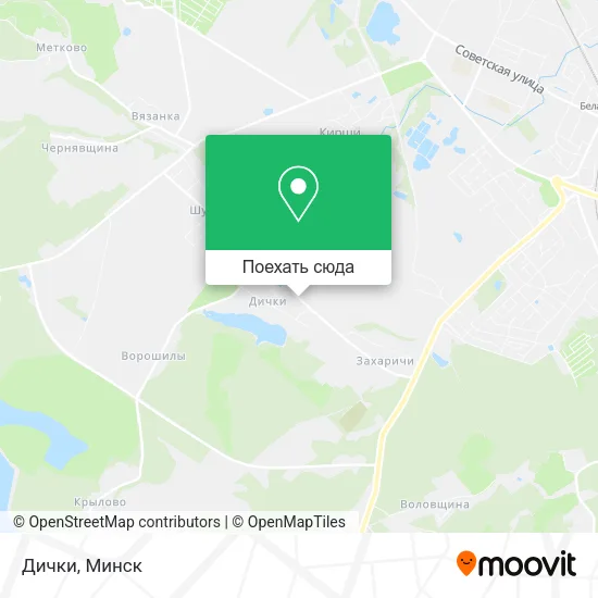 Карта Дички