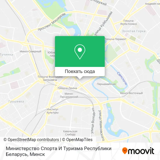 Карта Министерство Спорта И Туризма Республики Беларусь