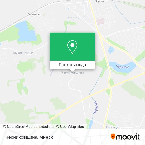 Карта Черниковщина