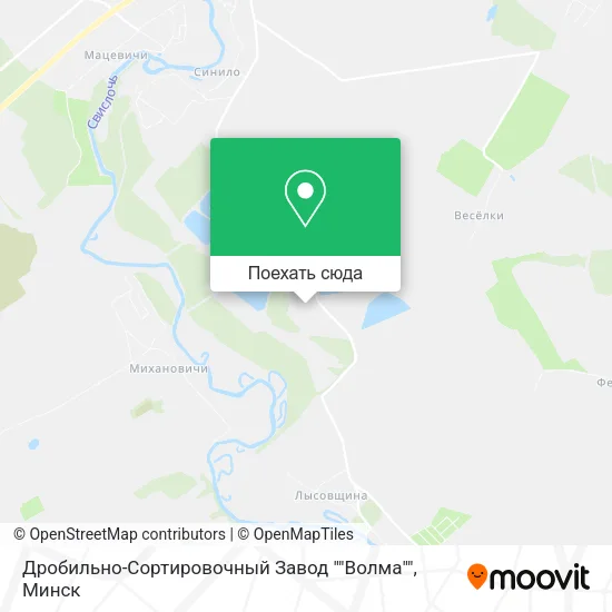 Карта Дробильно-Сортировочный Завод ""Волма""