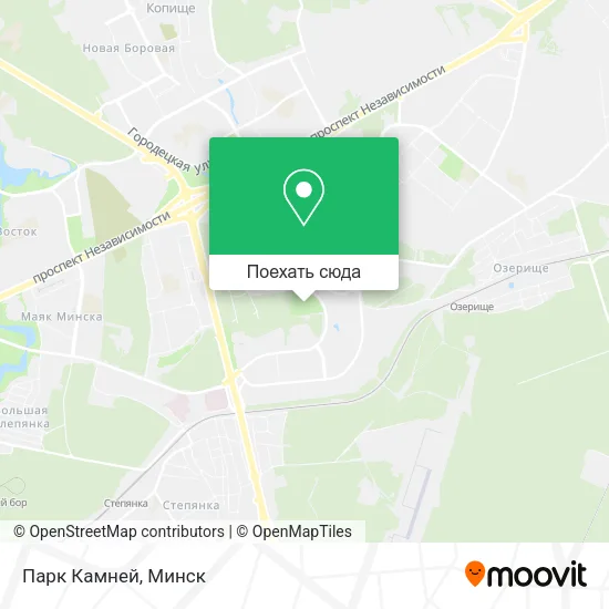 Карта Парк Камней