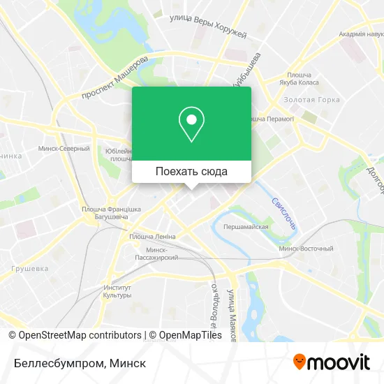 Карта Беллесбумпром