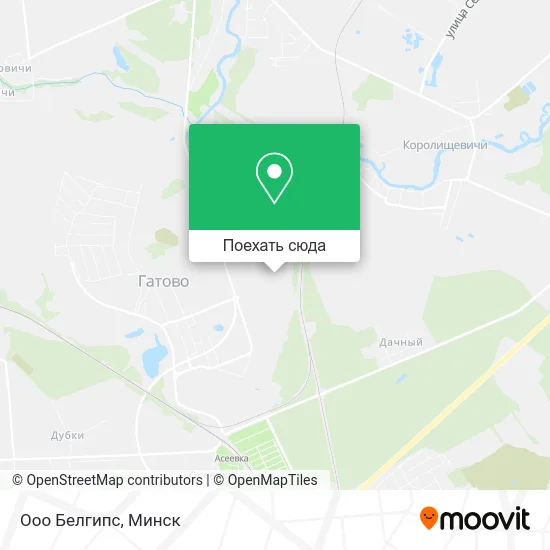 Карта Ооо Белгипс