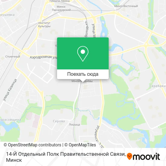 Карта 14-Й Отдельный Полк Правительственной Связи