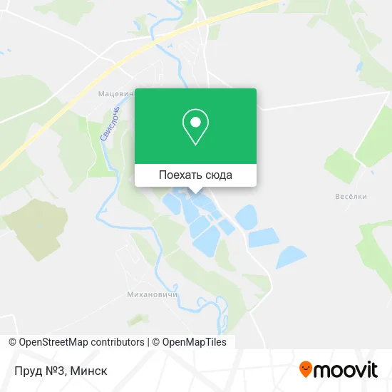 Карта Пруд №3