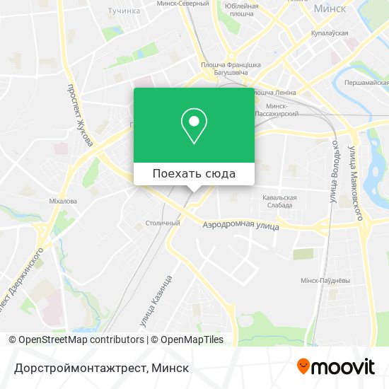 Карта Дорстроймонтажтрест