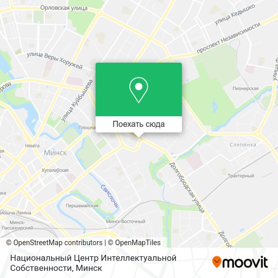 Карта Национальный Центр Интеллектуальной Собственности
