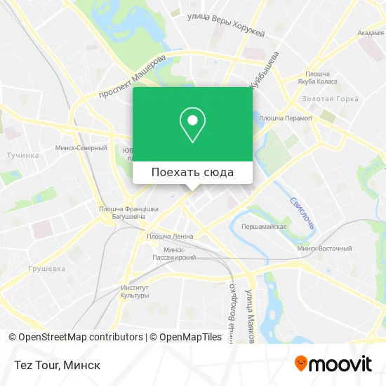 Карта Tez Tour