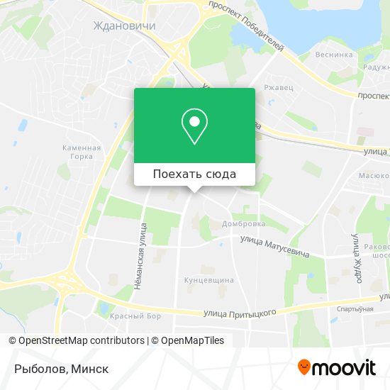 Карта Рыболов