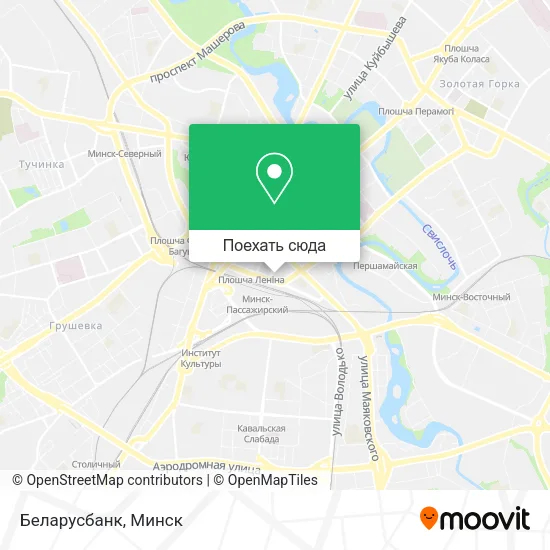 Карта Беларусбанк
