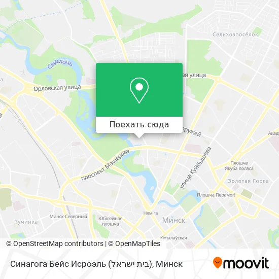Карта Синагога Бейс Исроэль (בית ישראל)