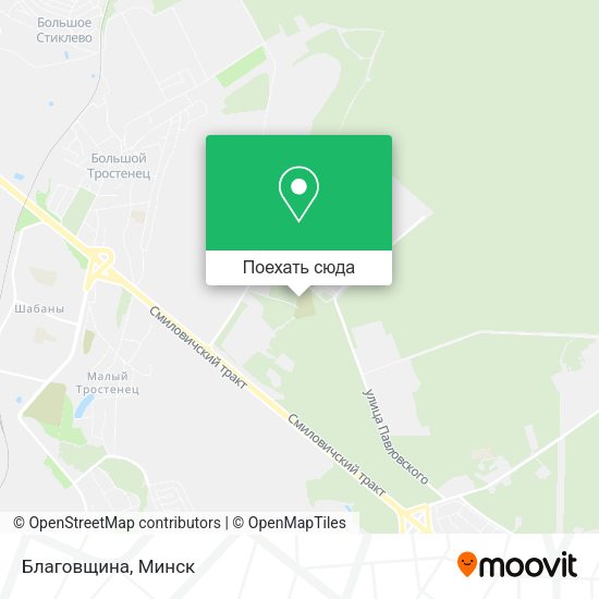 Карта Благовщина