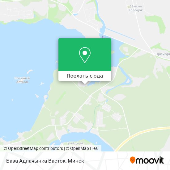 Карта База Адпачынка Васток