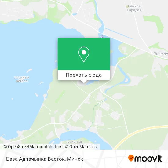 Карта База Адпачынка Васток