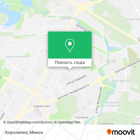 Карта Короленко