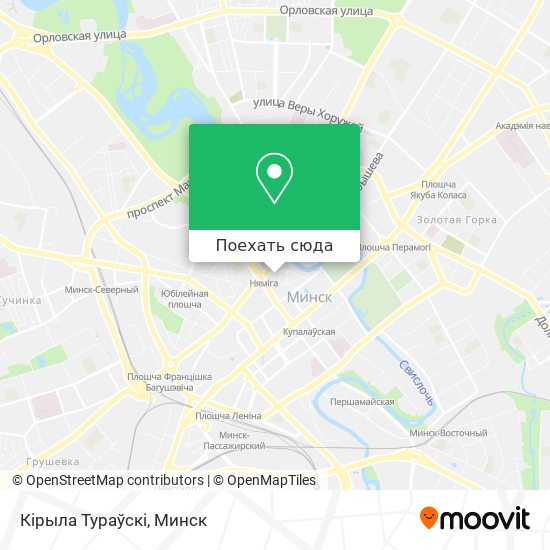 Карта Кірыла Тураўскі