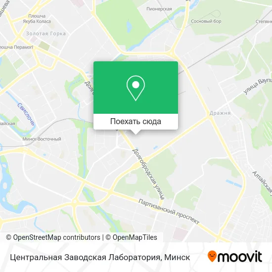 Карта Центральная Заводская Лаборатория