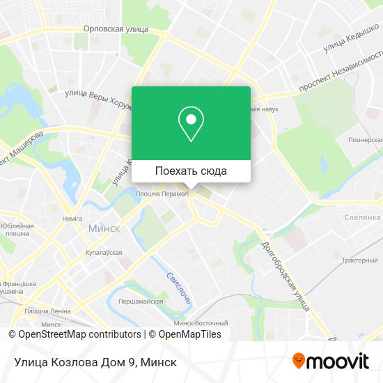 Карта Улица Козлова Дом 9