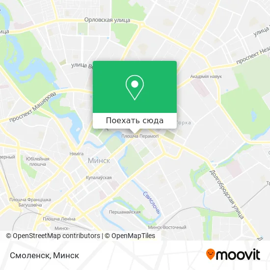 Карта Смоленск