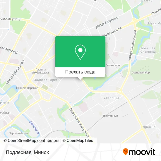 Карта Подлесная