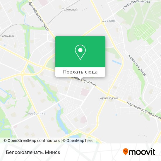 Карта Белсоюзпечать