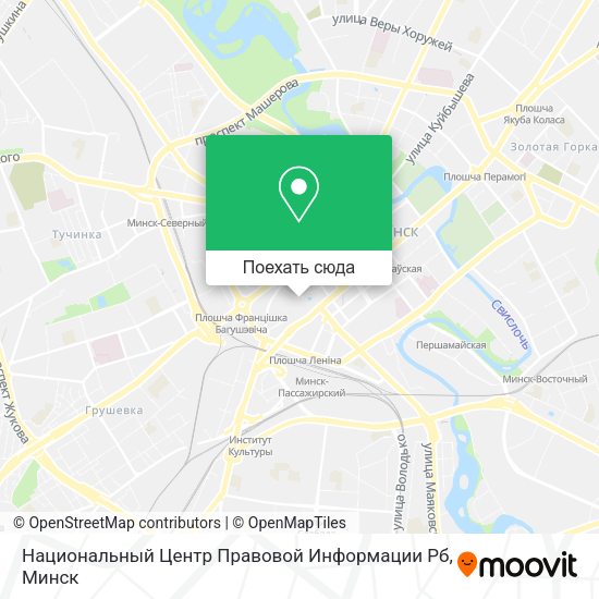 Карта Национальный Центр Правовой Информации Рб