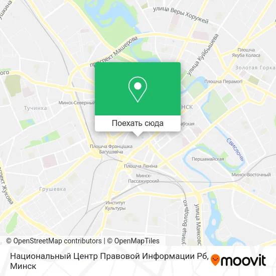 Карта Национальный Центр Правовой Информации Рб