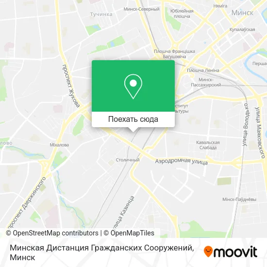 Карта Минская Дистанция Гражданских Сооружений