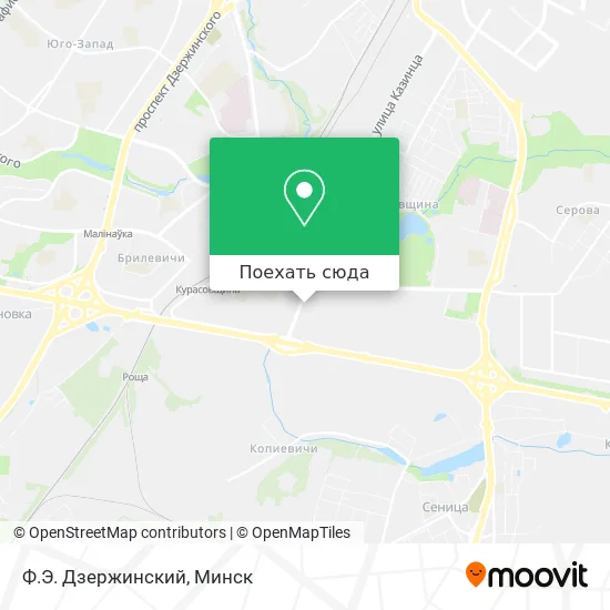 Карта Ф.Э. Дзержинский