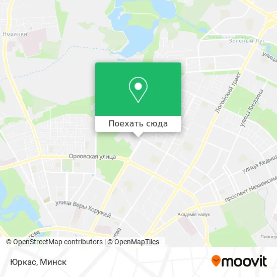 Карта Юркас