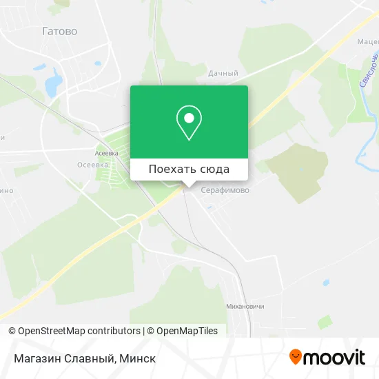 Карта Магазин Славный