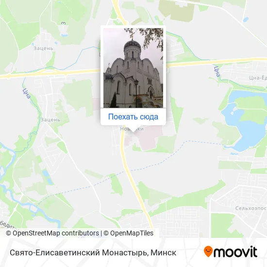 Карта Свято-Елисаветинский Монастырь