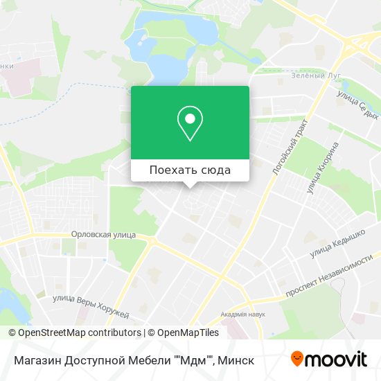 Карта Магазин Доступной Мебели ""Мдм""