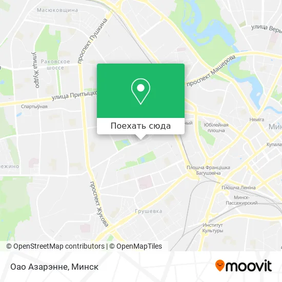 Карта Оао Азарэнне