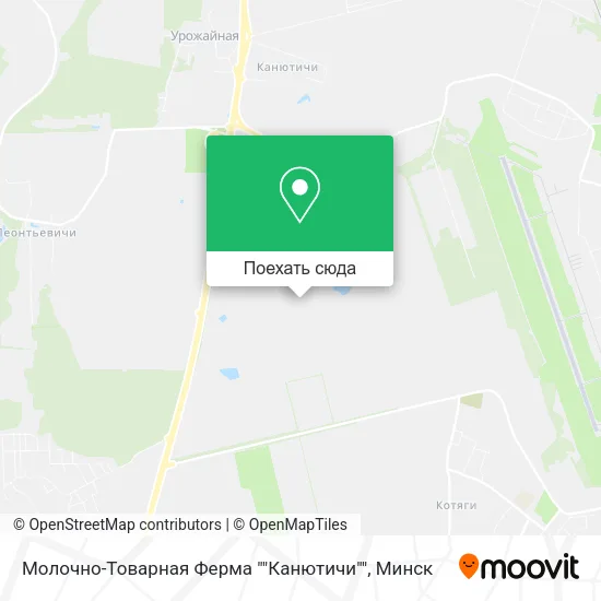 Карта Молочно-Товарная Ферма ""Канютичи""