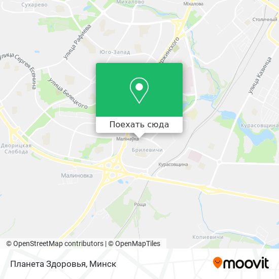 Карта Планета Здоровья