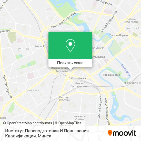 Карта Институт Переподготовки И Повышения Квалификации