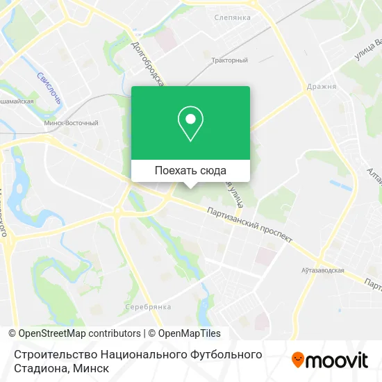 Карта Строительство Национального Футбольного Стадиона